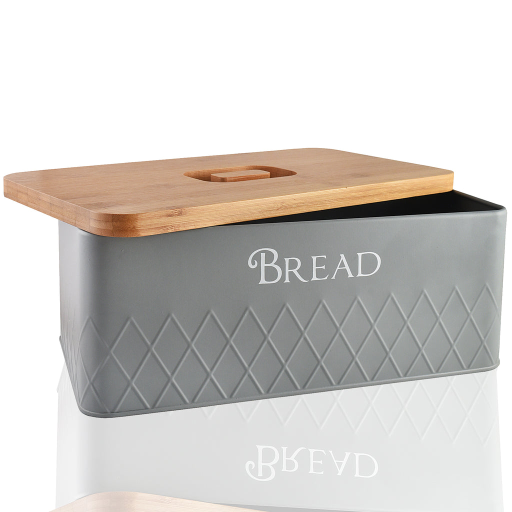 Living Nostalgia French Grey Bread Bin